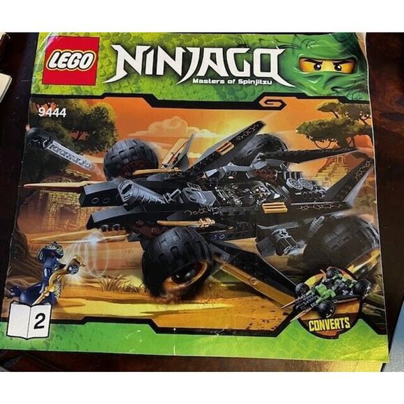 LEGO 9444 NINJAGO Instruction Manual ONLY Cole's Tread Assault Books 1 & 2 - Picture 3 of 3